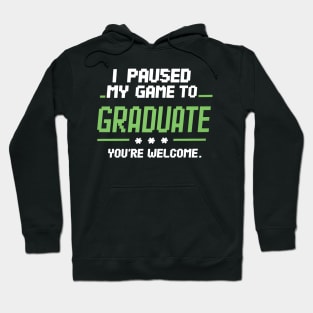 Funny Gamer Graduate 2024 Graduation Hoodie